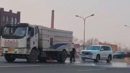 长春爆料环卫车视频大全,视频大全展现城市清洁力量